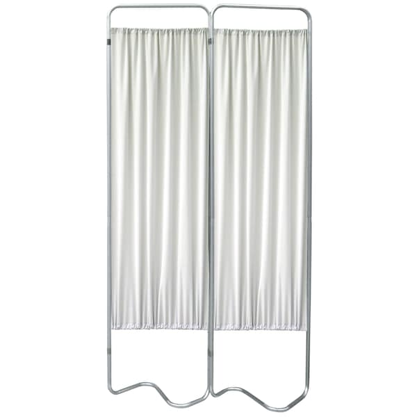 Omnimed 2 Section Beamatic Privacy Screen with Fabric Panels, Frost 153052-45 - main